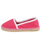 Andre Assous Terri Canvas Espadrille Flat Fuchsia - Lyst