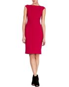 Karen Millen Crepe Shift Dress - Lyst