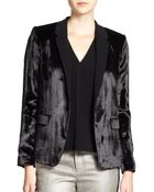 Rag & Bone March Velvet Blazer - Lyst