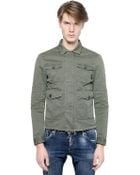 DSquared2 Cotton Twill Jacket - Lyst