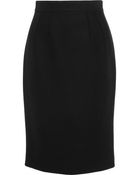 Dolce & Gabbana Stretch-Wool Pencil Skirt - Lyst