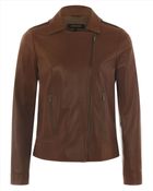 Jaeger Leather Biker Jacket - Lyst