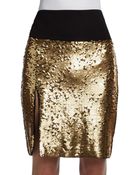DKNY Sequined Skirt - Lyst