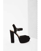 Nasty Gal Steve Madden Jilly Platform Heel - Lyst