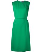 Lanvin Sleeveless Dress - Lyst