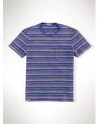 Polo Ralph Lauren Custom-fit Striped T-shirt - Lyst