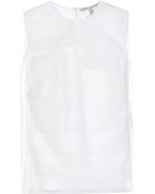 Victoria Beckham Silk Organza Top - Lyst