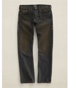 RRL Embroidered Slim-Fit Jean - Lyst