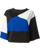 Fausto Puglisi Geometric Panel Blouse - Lyst