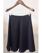 Giada Forte Mesh Skirt Notte Navy - Lyst