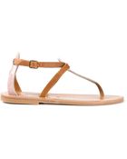 K. Jacques Tbar Flat Sandals - Lyst