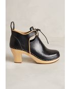 Swedish Hasbeens Century Clog Booties - Lyst