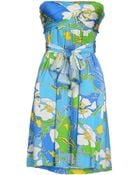 Tibi Short Dress - Lyst
