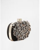 Aldo Beaded Box Clutch With Chain Shoulder Strap - Lyst