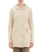 Barneys New York Twill Hooded Anorak - Lyst