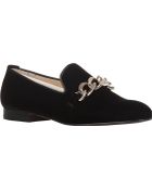 Alberto Moretti Chain-Embellished Loafers - Lyst