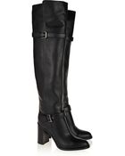 Gianvito Rossi Leather Over-The-Knee Boots - Lyst