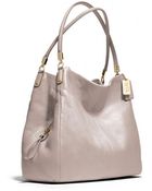 Coach Madison Small Phoebe Shoulder Bag in Leather - Lyst