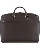 Valextra Leather Briefcase Bag - Lyst