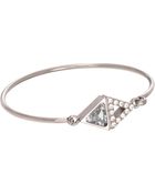 Trina Turk Triangle Stone Thin Cuff - Lyst