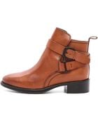 McQ by Alexander McQueen Bridle Ankle Boots - Tan - Lyst