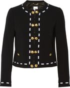 Moschino Crepe Jacket - Lyst