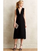 Anthropologie Silk Cut-Out Dress - Lyst