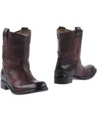 Lena Milos Ankle Boots - Lyst