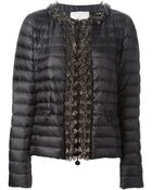 Moncler Beaded Padded Jacket - Lyst