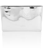 Jil Sander Metallic Leather Accordion Clutch - Lyst