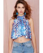Nasty Gal Cameo Help Me Crop Top - Lyst