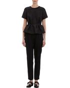 3.1 Phillip Lim Plissé Peplum Top - Lyst
