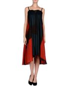 Y's Yohji Yamamoto Knee-length Dress - Lyst