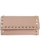 Valentino 'Rockstud' Wallet - Lyst