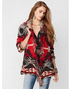 Denim & Supply Ralph Lauren Fringed Shawl-Collar Cardigan - Lyst