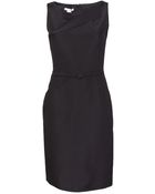 Oscar de la Renta Faille Dress - Lyst