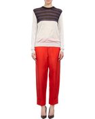 Acne Studios Oval Stripe Pullover Sweater - Lyst