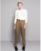 Pull&Bear Wide-Leg Cargo Trousers With A Belt - Lyst