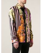 Versace Printed Shirt - Lyst