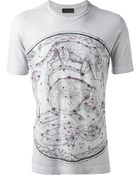Diesel Black Gold Zodiac Print T-Shirt - Lyst