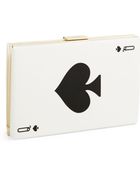 Kate Spade Queen Of Spades Clutch - Lyst