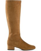 Saint Laurent 'Babies' Mid-Calf Boots - Lyst