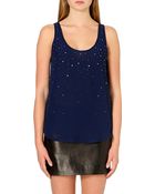 French Connection Glitter Spells Embellished Top - Lyst