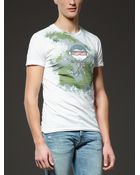 Patrizia Pepe Short Sleeve Cotton T-Shirt - Lyst