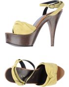 Vicini Platform Sandals - Lyst