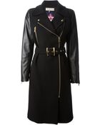 Emilio Pucci Biker Belted Coat - Lyst
