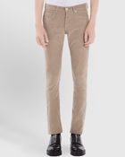 Sandro Spector Mid-Rise Straight Leg Cords - Lyst
