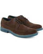 Ted Baker Suede Contrast Sole Brogues - Lyst