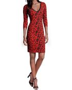 Plenty By Tracy Reese Jacquard Knit Dress - Lyst
