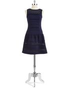 Eliza J Lace And Ruffled A Line Dress - Lyst